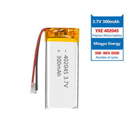 3.7 V 锂离子电池 101635-500mah